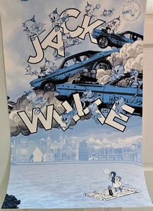 AUTHENTIC Jack White HUGE Poster Grand Rapids MI April 15 2025 Rob Jones #/382 - Picture 1 of 2