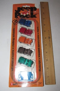 Midgetoy Factory Sealed Blister Pack 5 Diecast Jeeps 1980 Jeep Pack Toy Playset - Picture 1 of 5