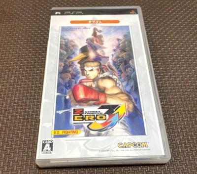 PSP Street Fighter ZERO 3 Double Upper Capcole Capcom Japanese w/Manual Used - Image 1 of 4