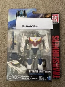Transformers Titans Return deluxe class Autobot Breakaway + Headmaster Throttle - Picture 1 of 2