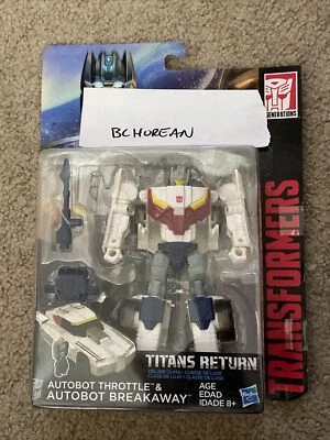 Transformers Titans Return deluxe class Autobot Breakaway + Headmaster Throttle - Image 1 of 2