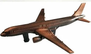 PASSENGER AIRPLANE BRONZE DIE CAST METAL COLLECTIBLE PENCIL SHARPENER NEW / BOX  - Picture 1 of 1