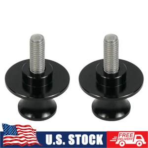 8mm Swing Arm Spools Pair For BMW S1000RR 2009-2015 S1000R HP4 2013-2015 F800R - Picture 1 of 6