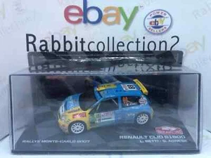 DIE CAST 1/43 " RENAULT CLIO S1600 RALLYE MONTE CARLO 2007 L. BETTI G. AGNESE " - Imagen 1 de 2