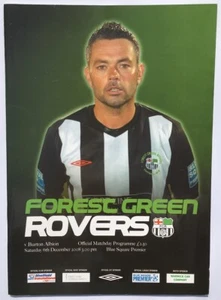 Forest Green Rovers v Burton Albion programme - 06/12/2008 - National League - Picture 1 of 1