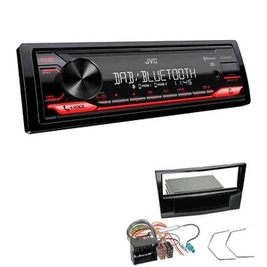 JVC KD-X282DBT Autoradio Bluetooth DAB+ für Opel Astra H Twin Top piano black - Bild 1 von 5
