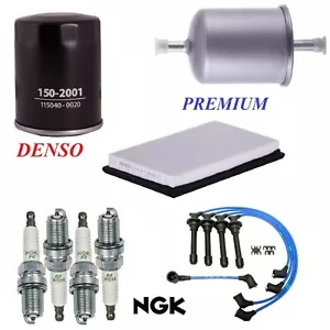 Tune Up Kit Filters Cap Spark Plugs Wire Set for Infiniti G20 L4; 2.0L 1991-1994 - Picture 1 of 1
