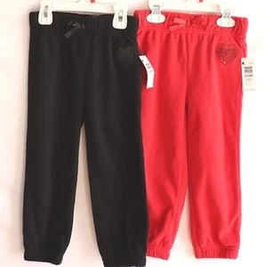 *NWT* WonderKids Girls Toddler Fleece Pant w/ Heart, *Choose Size and Color* - Picture 1 of 32