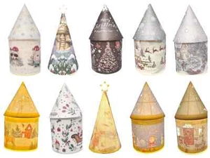 LED LightUp Fairy House Christmas Décor Cone Lantern Ornament Festive Decoration - Picture 1 of 90