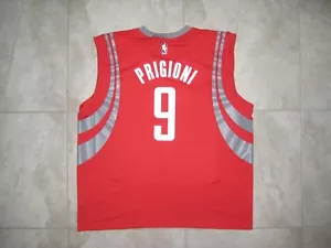 Maglia maglietta vintage NBA HOUSTON ROCKETS Adidas PABLO PRIGIONI #9 USATA taglia XL - Foto 1 di 11