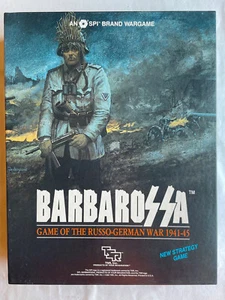 Barbarossa Game of The Russo-German War 1941-45 SPI TSR 1986 UNPUNCHED MINT - Picture 1 of 8