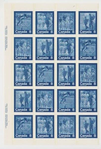 Deportes de verano Canadá- 629-632. mitad izquierda de hoja con inscripción negra, montada sin montar o nunca montada - Imagen 1 de 1