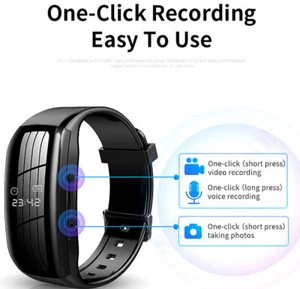 mini grabadora de video reloj deportivo portátil dispositivo de grabación de audio y video - Imagen 1 de 12