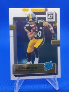 🔵 2022 Panini Donruss Optic Calvin Austin III Rated Rookie Pittsburgh Steelers - Picture 1 of 2
