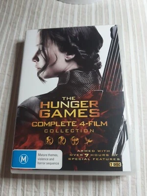 THE HUNGER GAMES.Complete 4-Film Collection.Dvd.7Disc.Like New.Reg 4  - Image 1 of 4