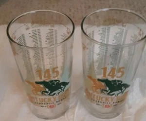 145 Kentucky Derby Official 10oz souvineer Glass set of 8 - Imagen 1 de 11