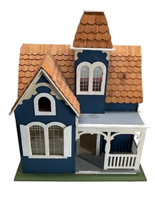 20" Greenleaf Canterbury Dollhouse w/ Wood Furniture Lot/Bundle - Picture 1 of 24