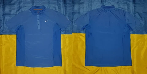 ● NIKE ROGER FEDERER AUSTRALIAN OPEN 2008 BLUE TENNIS SHIRT SIZE MEN'S ADULT L ● Cover