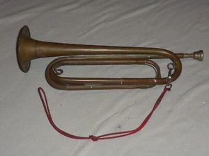 DE COLECCIÓN REXCRAFT LATÓN CUERNO BSA TROMPETA INSTRUMENTO CORNETA BOY SCOUTS OF AMERICA   - Imagen 1 de 10