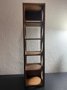 Crate And Barrel Wall Hanging Wine Holder. Made Of Wood - Picture 1 of 5
