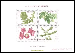 EBS Monaco 1983 - The Four Seasons - Fig Tree - Michel Block 24 - MNH** - Picture 1 of 1