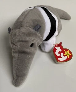 NEU 1997 TY Beanie Babys Ameisenbär NEUWERTIG mit Etikett *FEHLER auf Etikett* - Bild 1 von 7