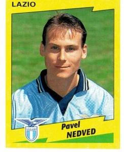 CALCIATORI PANINI 1996-1997 FIGURINA N. 163 PAVEL NEDVED (ROOKIE STICKER) LAZIO - Picture 1 of 2