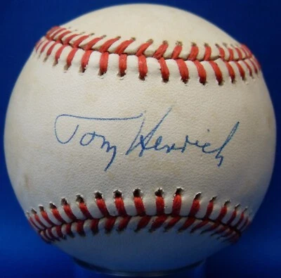 JSA Tommy Heinrich Autographed Signed MLB Bobby Brown Baseball New York Yankees - Image 1 of 4
