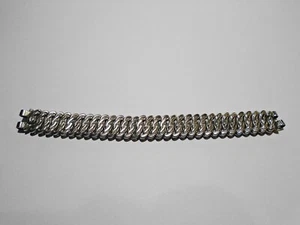 Vintage Damen Single-Lug Flex-Let 12KT Weißgold Gefüllt Erweiterung Uhrenarmband - Bild 1 von 7