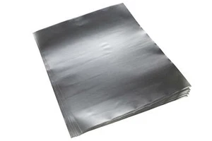 Hoja de papel de aluminio con adhesivo conductor para guitarra 12"" x 10"" - Cantidad 5 - Imagen 1 de 2