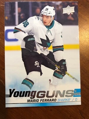 19-20 UD Series 1 Hockey Young Guns 230 Mario Ferraro - Image 1 of 2