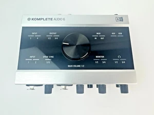Native Instruments Komplete Audio 6 USB Audio Interface w/cable Tested Works - Picture 1 of 5