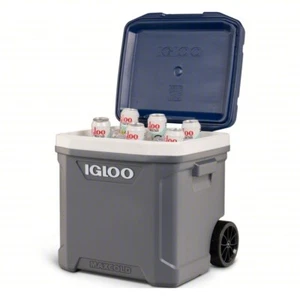 Igloo 62-Quart Maxcold Latitude Roller Cooler Ice Chest 98 Can Capacity NEW - Picture 1 of 1