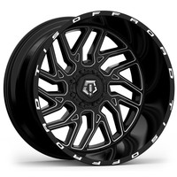 Tis 544bm In 22x14 In Gloss Black Milled 6x135 6x5 5 Ebay