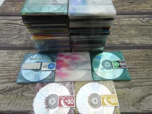 Without Case Lot of 50 MD disks Mini Discs Has been recorded 74/80 min fromJapan - Picture 1 of 1