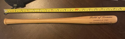 Louisville Slugger Field Of Dreams Mini Wood Baseball Bat Dyersville Iowa 1989 Cover