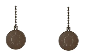 2 pack Westinghouse 12 in. L Oil Rubbed Bronze Bulb Pull Chain - Picture 1 of 1