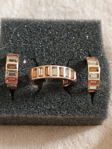 Pierre Lang Ohrringe Mit Passendem Ring In Rose - Bild 1 von 9