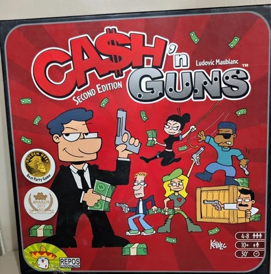 CASH 'N GUNS 2nd Edition Party Board Game 2014 AWARD WINNER - Image 1 of 4
