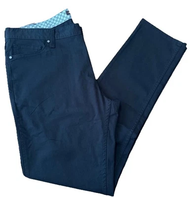 Michael Kors Mens 36x32 Parker Slim Fit Dark Wash Solid Black Jeans NEW  $89.50 - Image 1 of 4