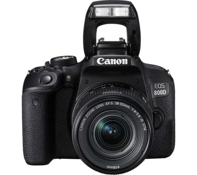 Canon EOS 800D Digital SLR con lente 18-55 is STM negra versión internacional Foto 1 de 4