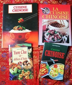 Lot 4 livres sur la Cuisine chinoise - Yum Cha et délices d'Asie - Picture 1 of 9