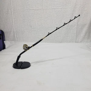 Tech Tackle Penn International V 80VSW Mulinello 18" e Butt Rod Piegato MICRO DISPLAY - Foto 1 di 11