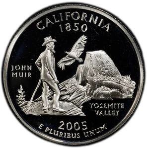 2005-S Clad Proof California Statehood Quarter 25C - Picture 1 of 2