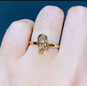 Princess Moana Adjustable Ring Gold Colour - Picture 1 of 1