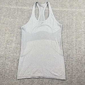 Lululemon Tanktop Damen 6 grau Run Swiftly Tech Racerback meliert Run Yoga - Bild 1 von 7