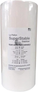Superpunch Soft Tear Away 1,8 Unzen Stabilisator, 15&quot; x 100 Yards Rolle, weiß  - Bild 1 von 9