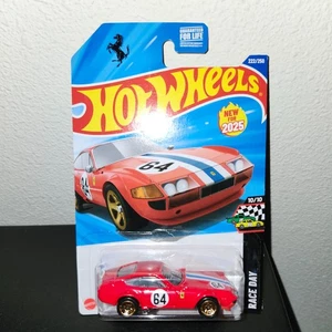 2025 Hot Wheels Ferrari 365 GTB4 Competizione Race Day #222/250 New Fast Ship - Picture 1 of 9