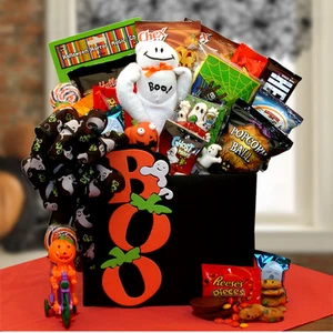 Boo To You Happy Halloween Gift Box- halloween gift basket - Picture 1 of 1