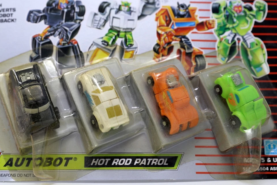Transformers Original G1 1990 Micromaster Hot Rod Patrol MOSC - Image 1 of 4